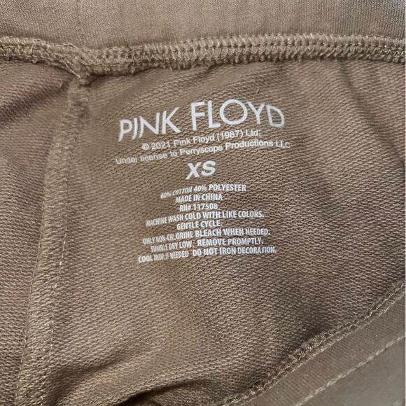 Pink Floyd Womens Graphic Elastic Waist Drawstring Wide Leg Sweatpants Tuffet XS - Picture 6 of 6
